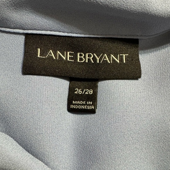 * ❤️LANE BRYANT DUSTY BLUE BLOUSE   26/28 plus - Picture 6 of 11